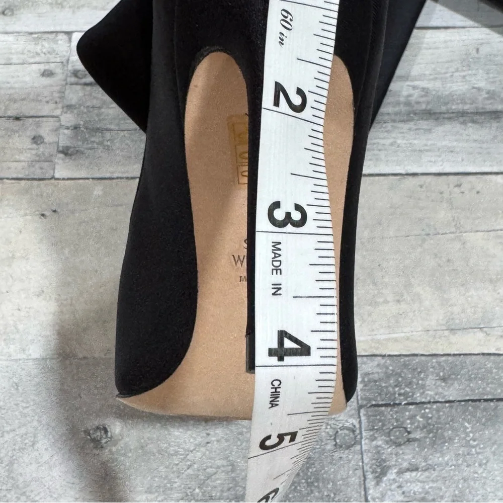 STUART WEITZMAN Ultrastuart Satin Over The Knee Boots - Balck - Sz - 5.5 - Picture 10 of 12